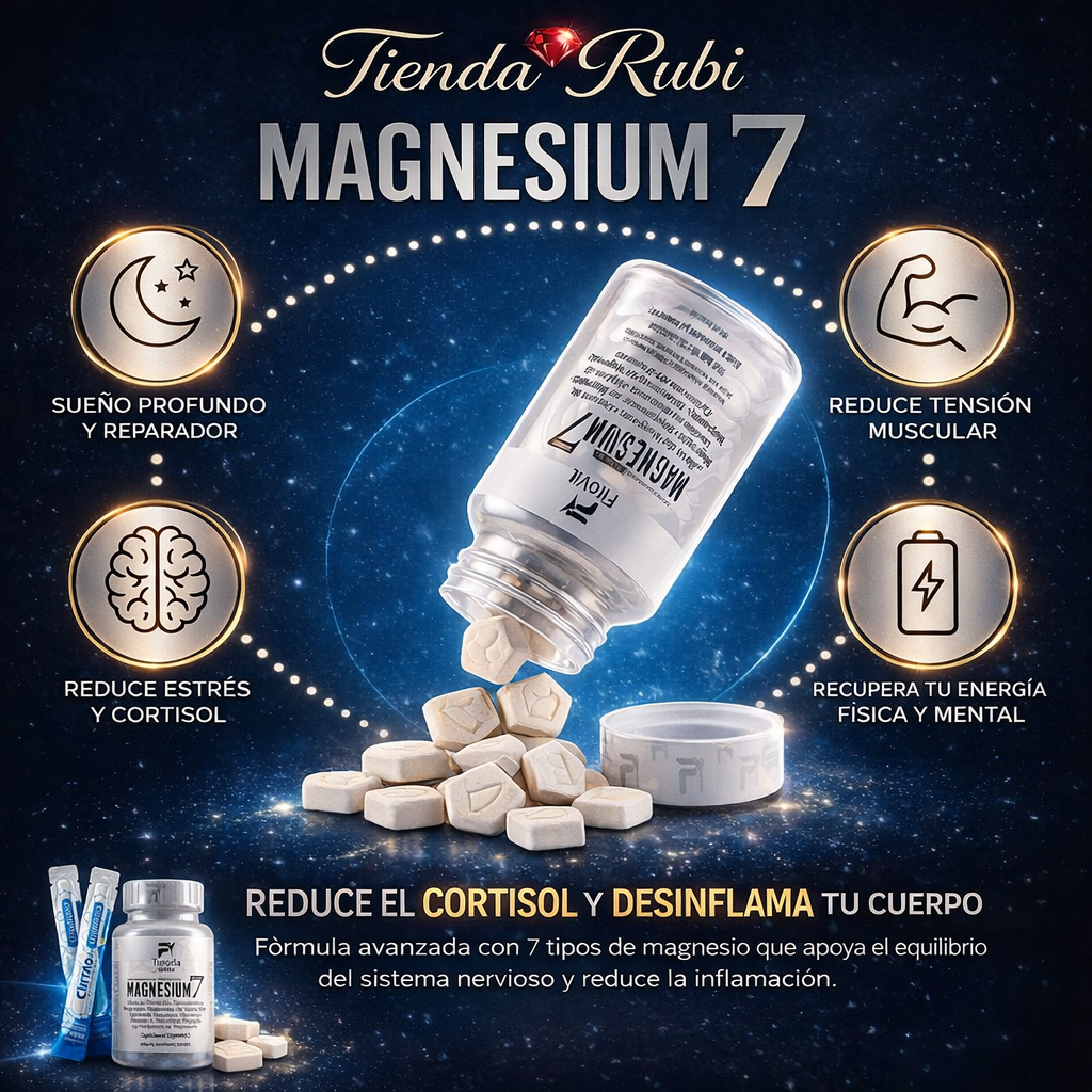 MAGNESIO 7 resistencia y enfoque 60 Cap