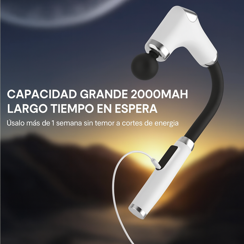 Pistola de masaje inteligente, masajeador eléctrico, martillo de masaje, martillo de mano recargable para el hogar