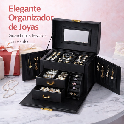 Joyero 3 Niveles Espejo Colores Pastel🎁