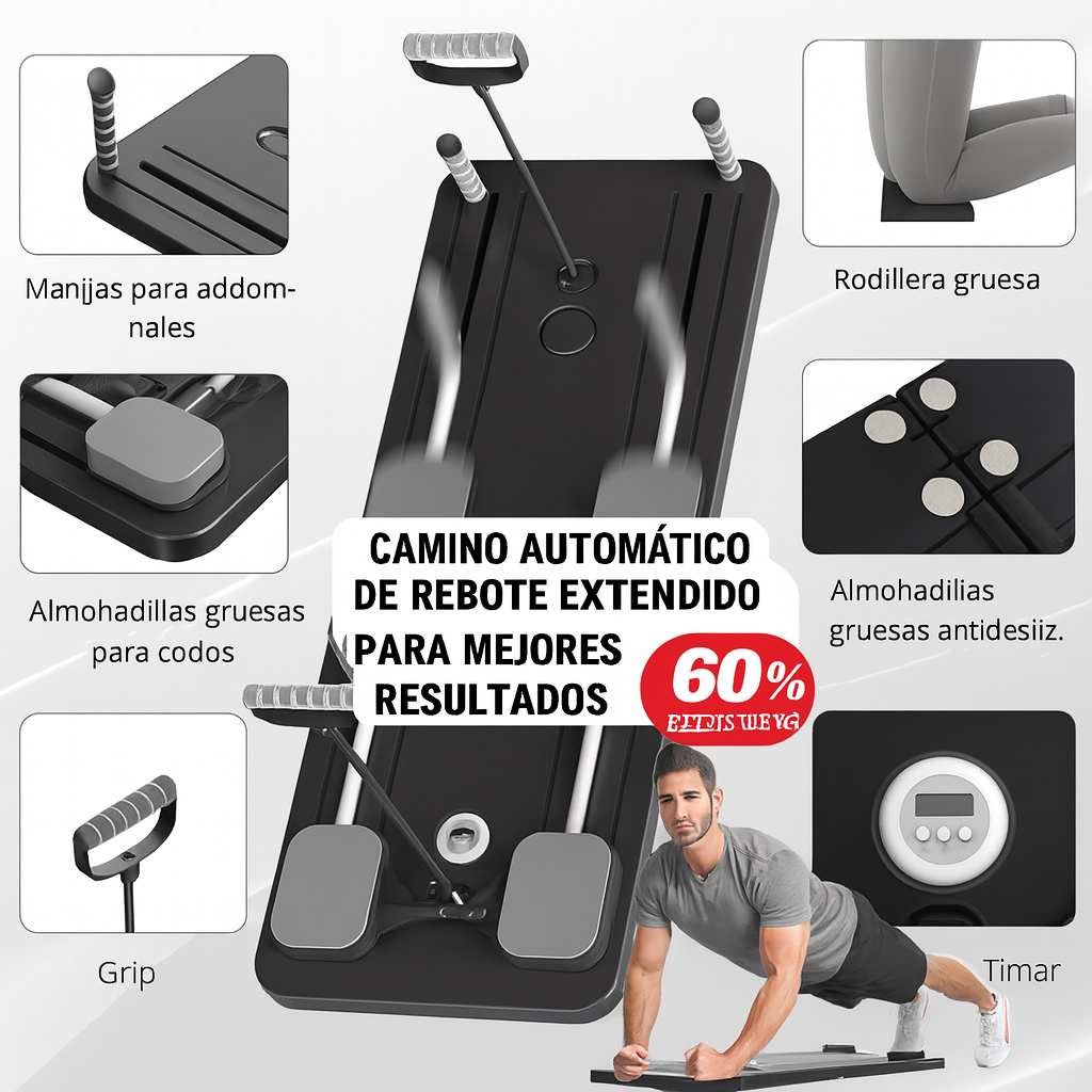 Tabla De Pilates Ejercicios Multifuncional Plegable Portatil