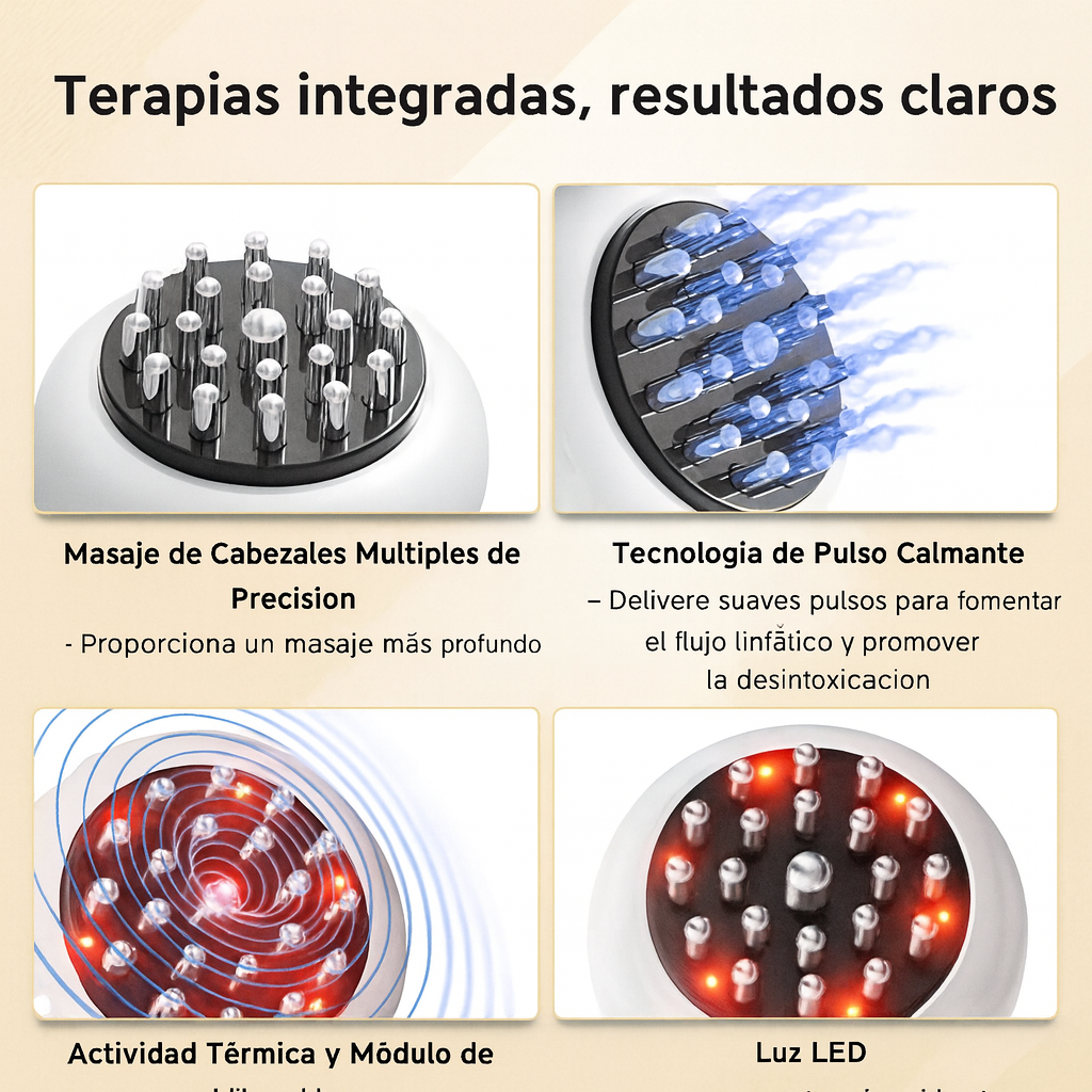 Masajeador de drenaje linfático y herramienta de masaje anticelulitis, ayuda a reducir las estrías y la celulitis