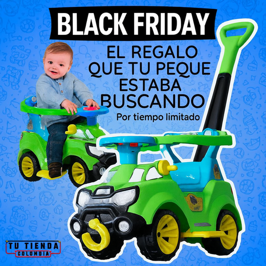 Carro Paseador y Montable 3 en 1