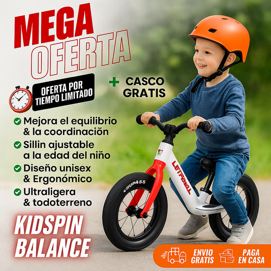 Bicicleta  Kidspin De Aprendizaje Para NIÑOS 1 A 6 Años