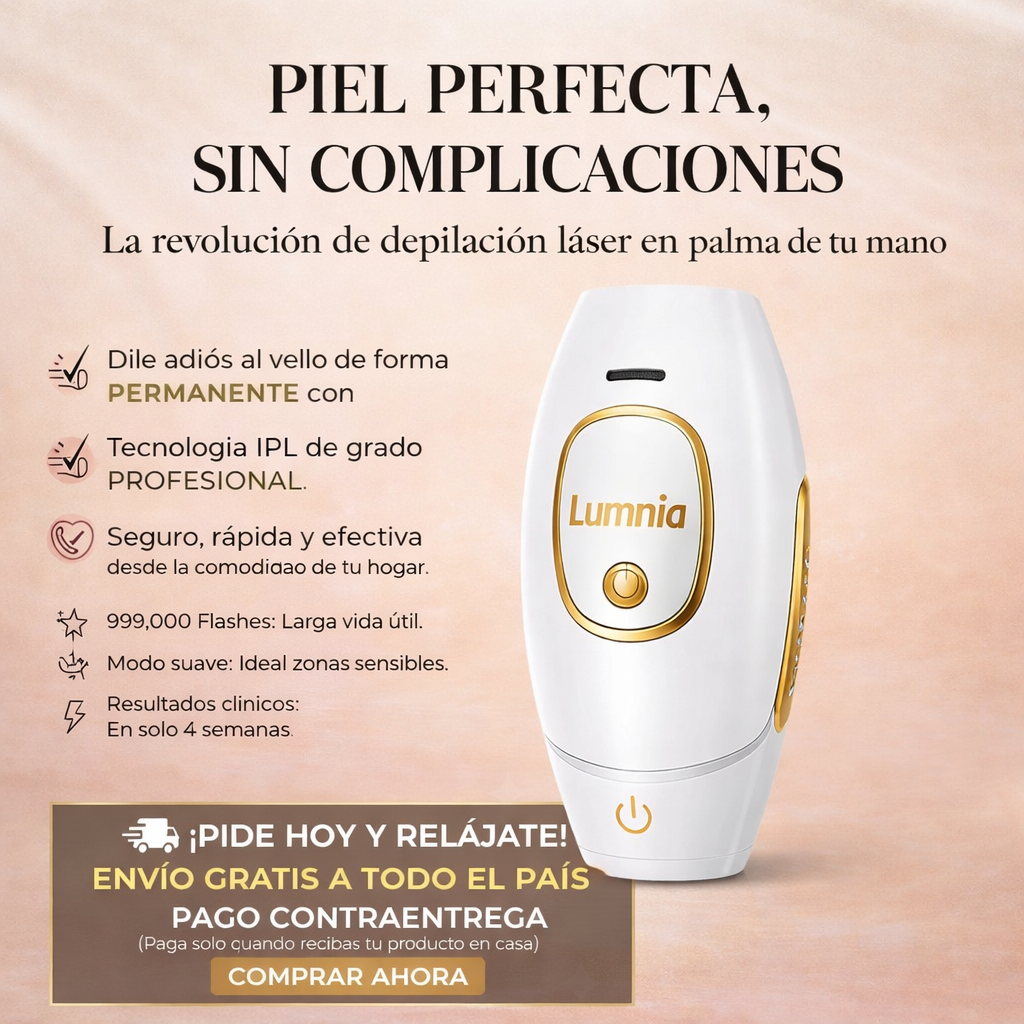Depiladora Láser en casa Lummia IPL Pro