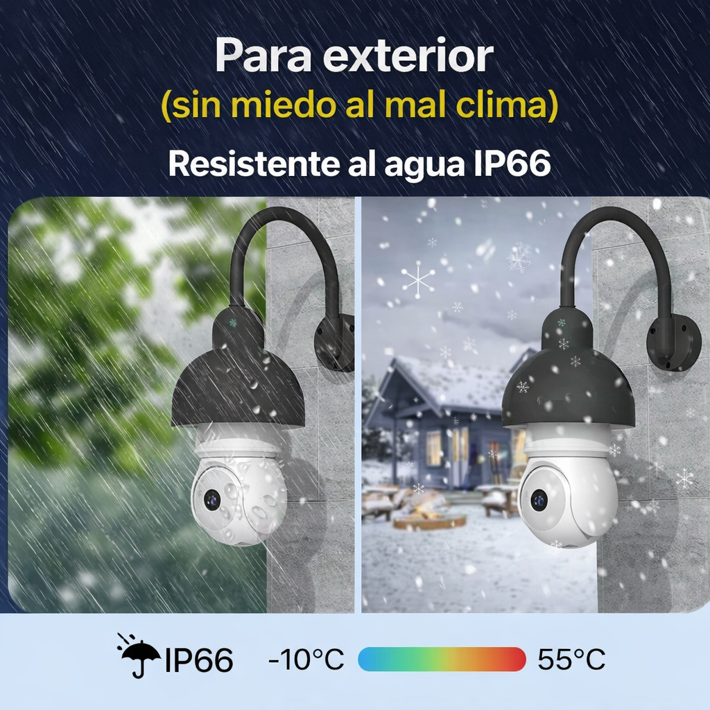 Cámara de Seguridad IMOU Bombillo 2K (3MP) – WiFi, Full Color, Detección Inteligente, Audio 2 Vías