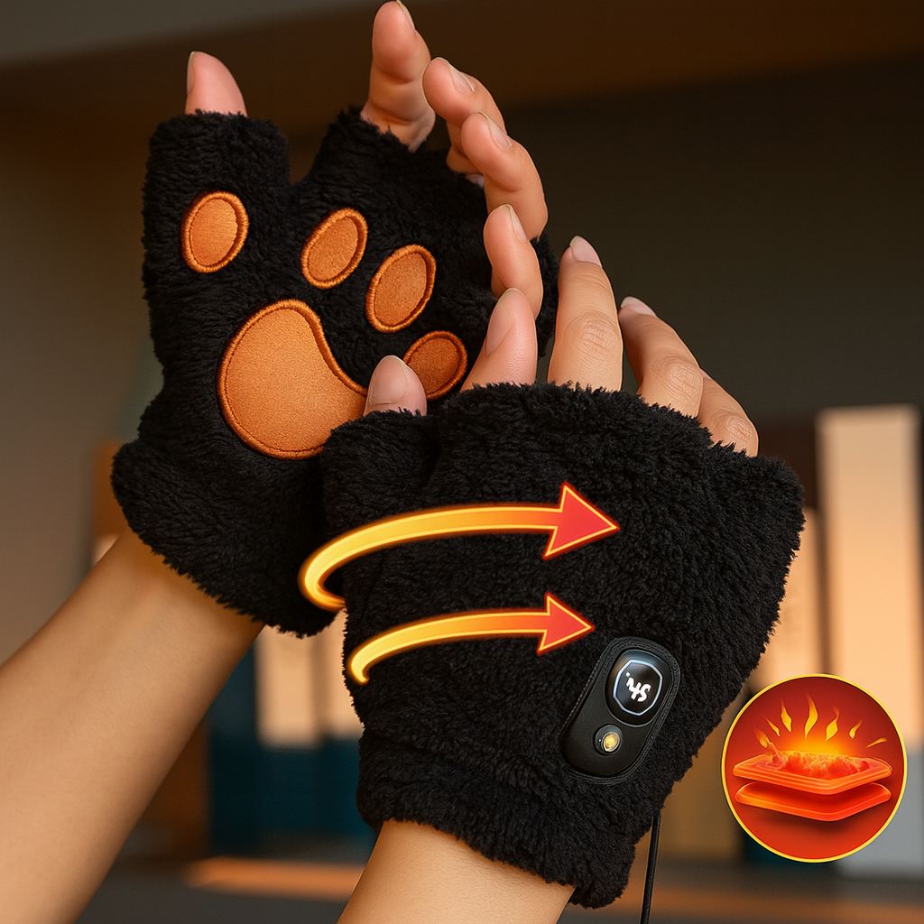 GUANTES DE CALEFACCION RECARGABLES