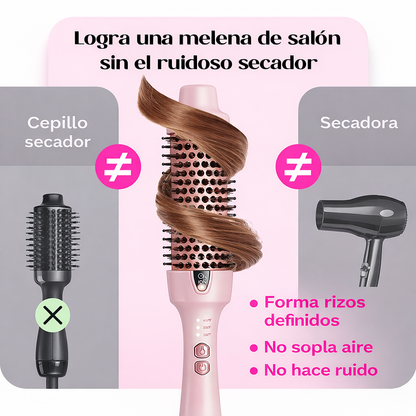 Brillair®  Cepillo TérmicoIónico con Tecnología de Cerámica Turmalina que Reduce el Frizz y Crea Volumen Profesional