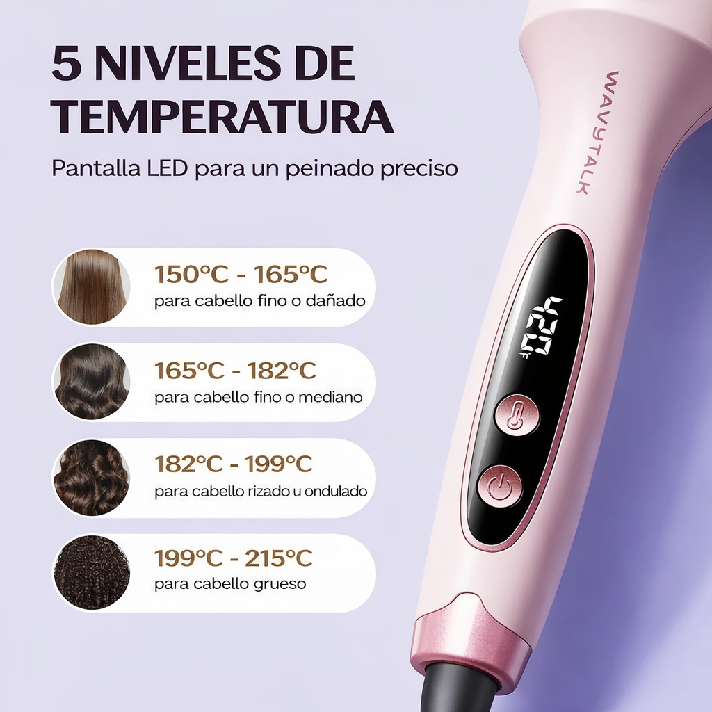 Brillair®  Cepillo TérmicoIónico con Tecnología de Cerámica Turmalina que Reduce el Frizz y Crea Volumen Profesional