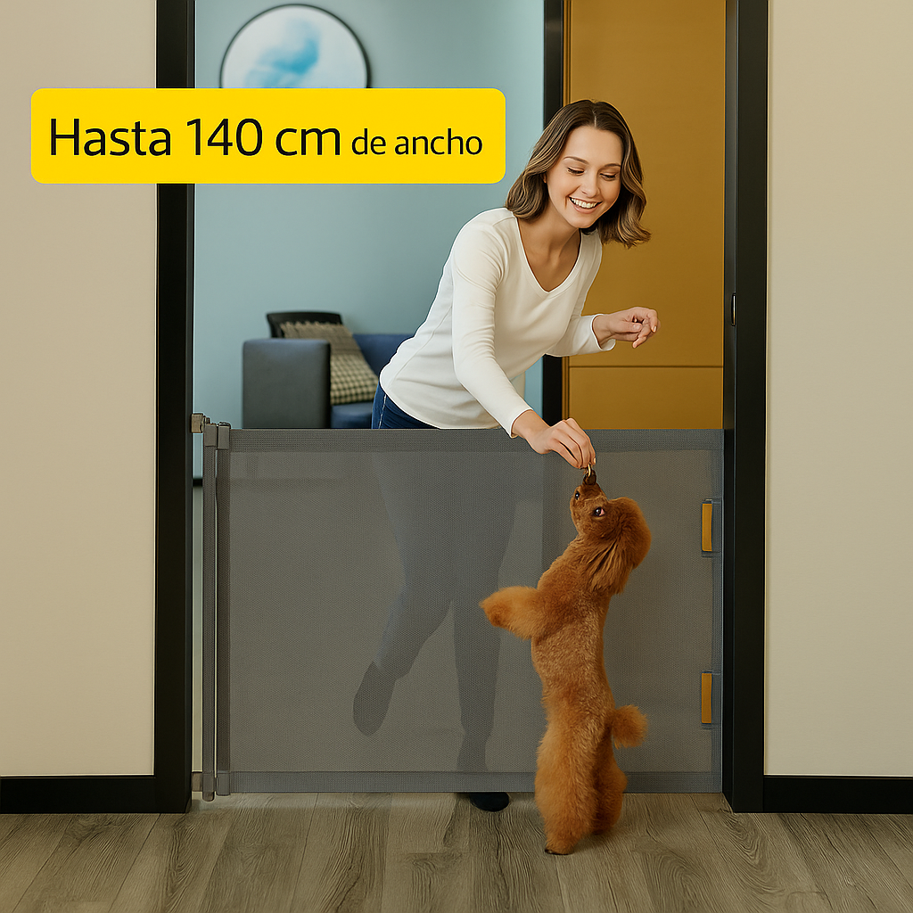 Puerta de seguridad Para Mascotas y Bebés