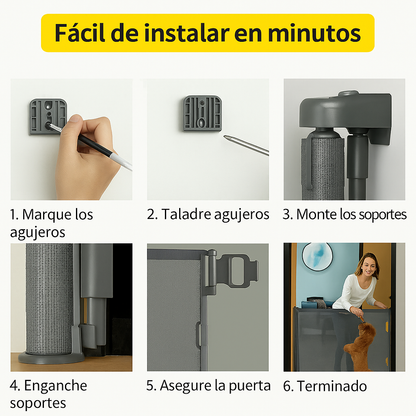 Puerta de seguridad Para Mascotas y Bebés