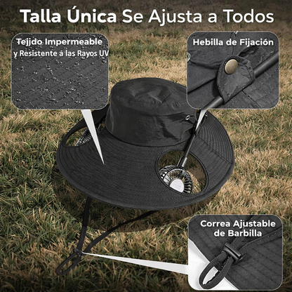 SOMBRERO VENTILADOR AirFlow Pro™☀️