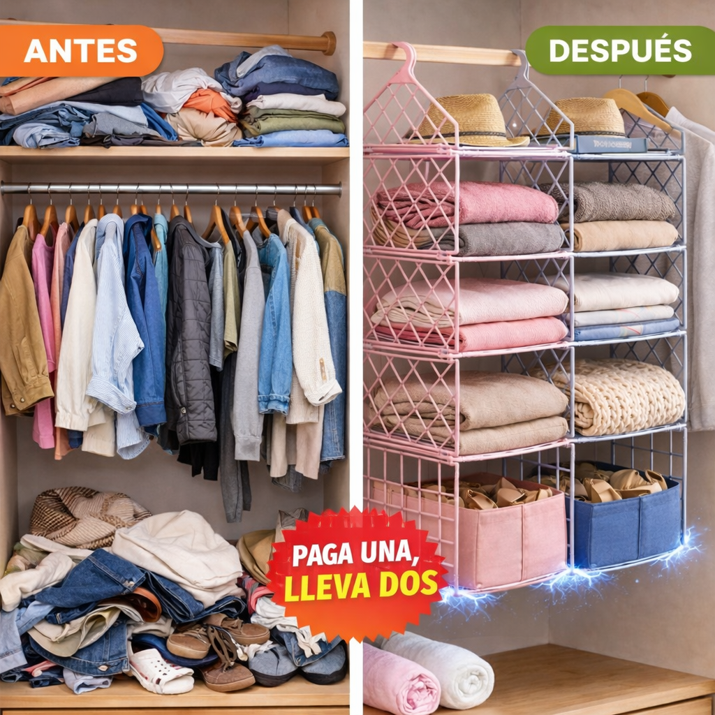 Organizador Estante Colgante Portátil Paga 1 Lleva 2