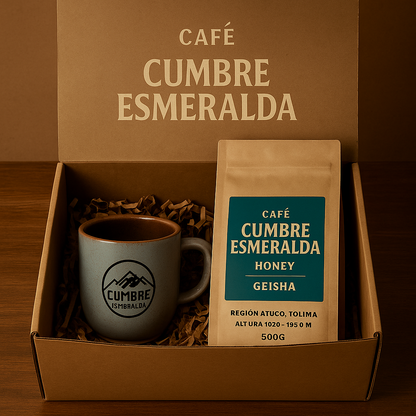 Café Cumbre Esmeralda Honey Geisha 100% Orgánico + Obsequio 🎁