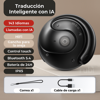 Audífonos Traducción instantánea de Idiomas