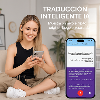 Audífonos Traducción instantánea de Idiomas
