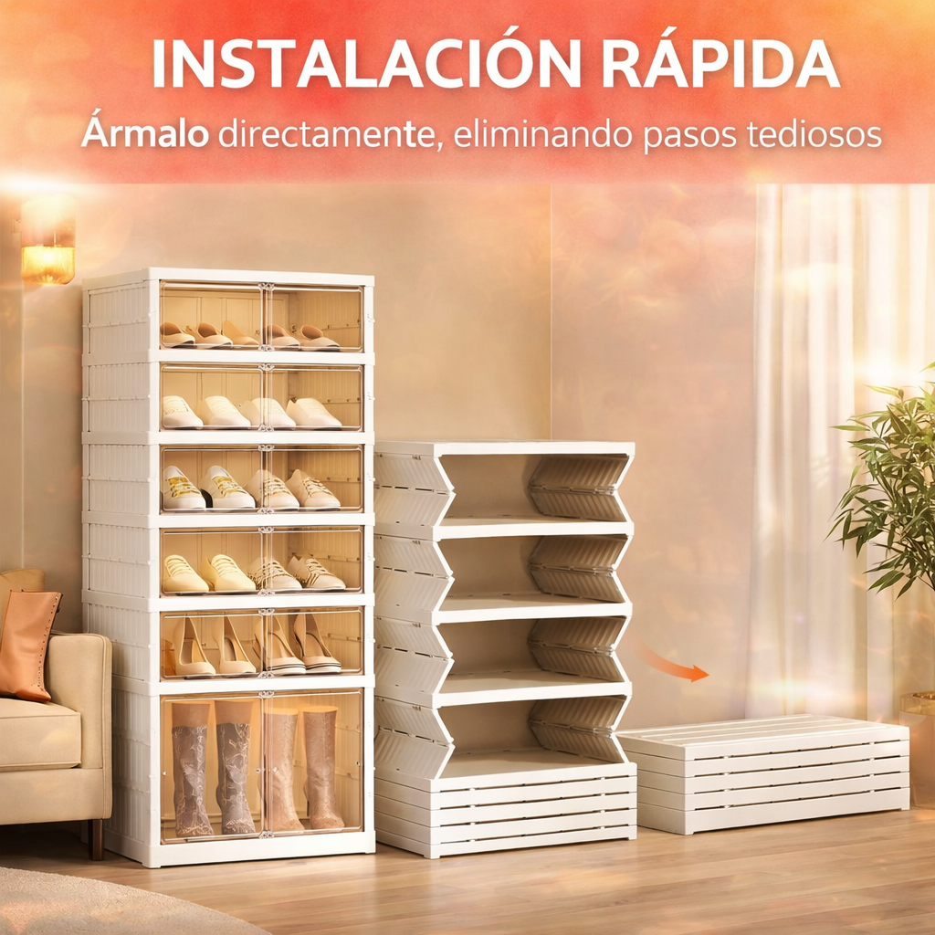 Zapatero Organizador 9 Cajones Con Tapa