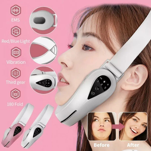 Eliminador de papada, máquina eléctrica Facial en V,  6 Modos Grandes y 9 Niveles de Intensidad Ajustables