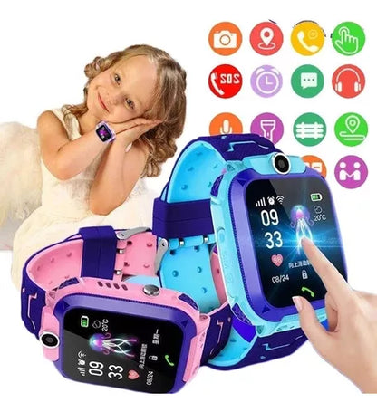 RELOJ GPS CON  LOCALIZADOR EN TIEMPO REALY CAMARA INTEGRADA GRATIS SIM