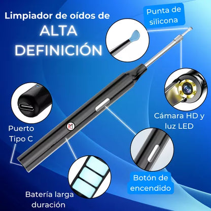 Otoscopio para oido con Cámara