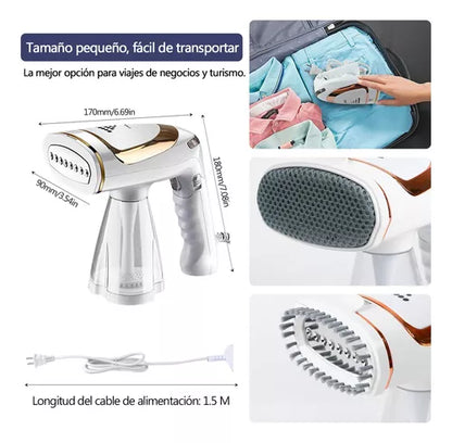 Plancha de ropa a vapor portátil plegable