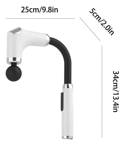 Pistola de masaje inteligente, masajeador eléctrico, martillo de masaje, martillo de mano recargable para el hogar