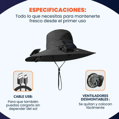 SOMBRERO VENTILADOR AirFlow Pro™☀️
