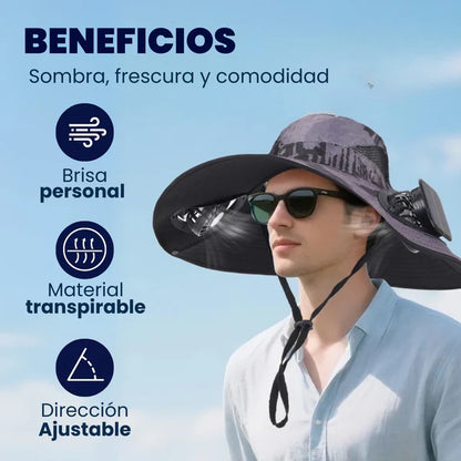 SOMBRERO VENTILADOR AirFlow Pro™☀️