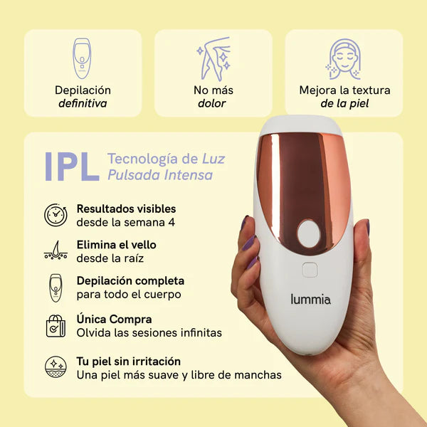Depiladora Láser en casa Lummia IPL Pro
