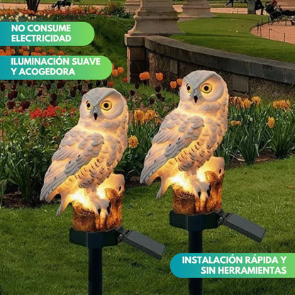 OwlGlow™ Lámpara decorativa con forma de búho (2 unidades)