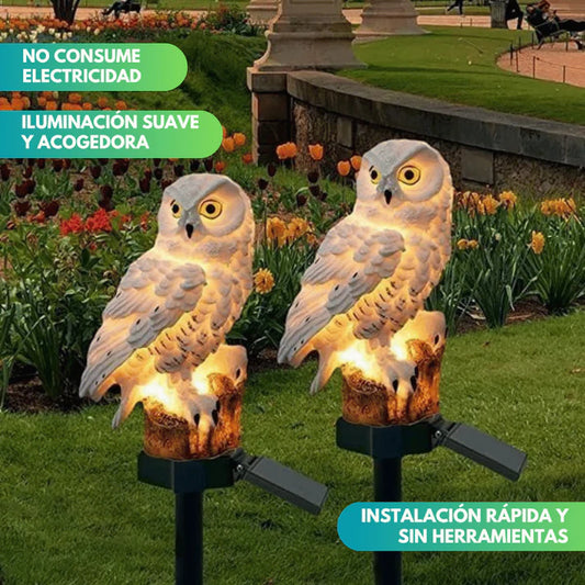 OwlGlow™ Lámpara decorativa con forma de búho (2 unidades)
