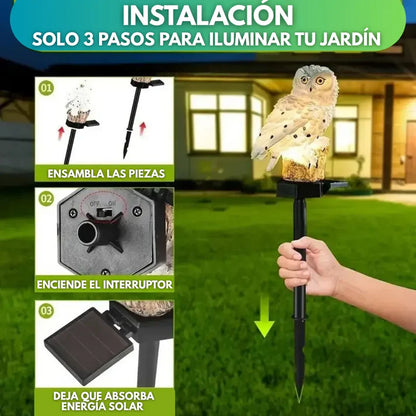 OwlGlow™ Lámpara decorativa con forma de búho (2 unidades)