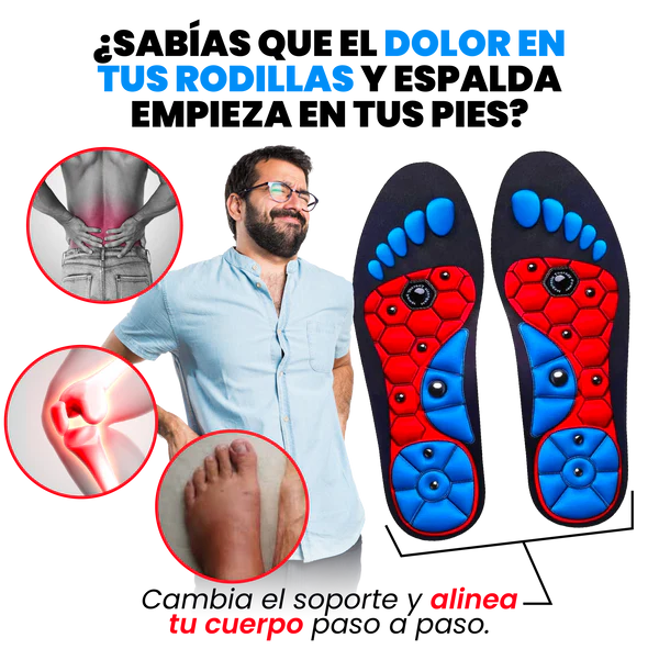 Plantillas de masaje de terapia magnética Ortopédicas  ajustables recortables