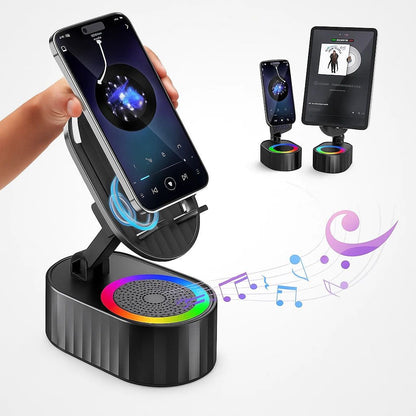Base para altavoces audio de inducción con función de carga