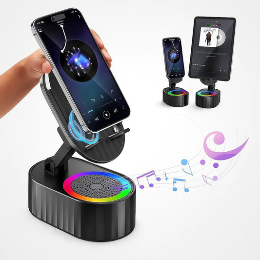 Base para altavoces audio de inducción con función de carga