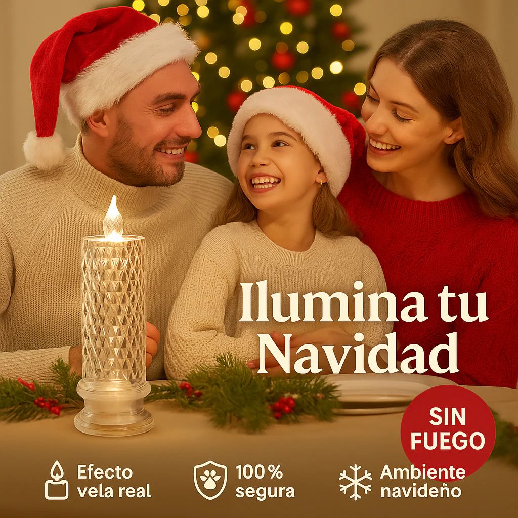 Velas LED X24 Decorativas con Luz Romántica y Segura