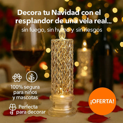 Velas LED X24 Decorativas con Luz Romántica y Segura