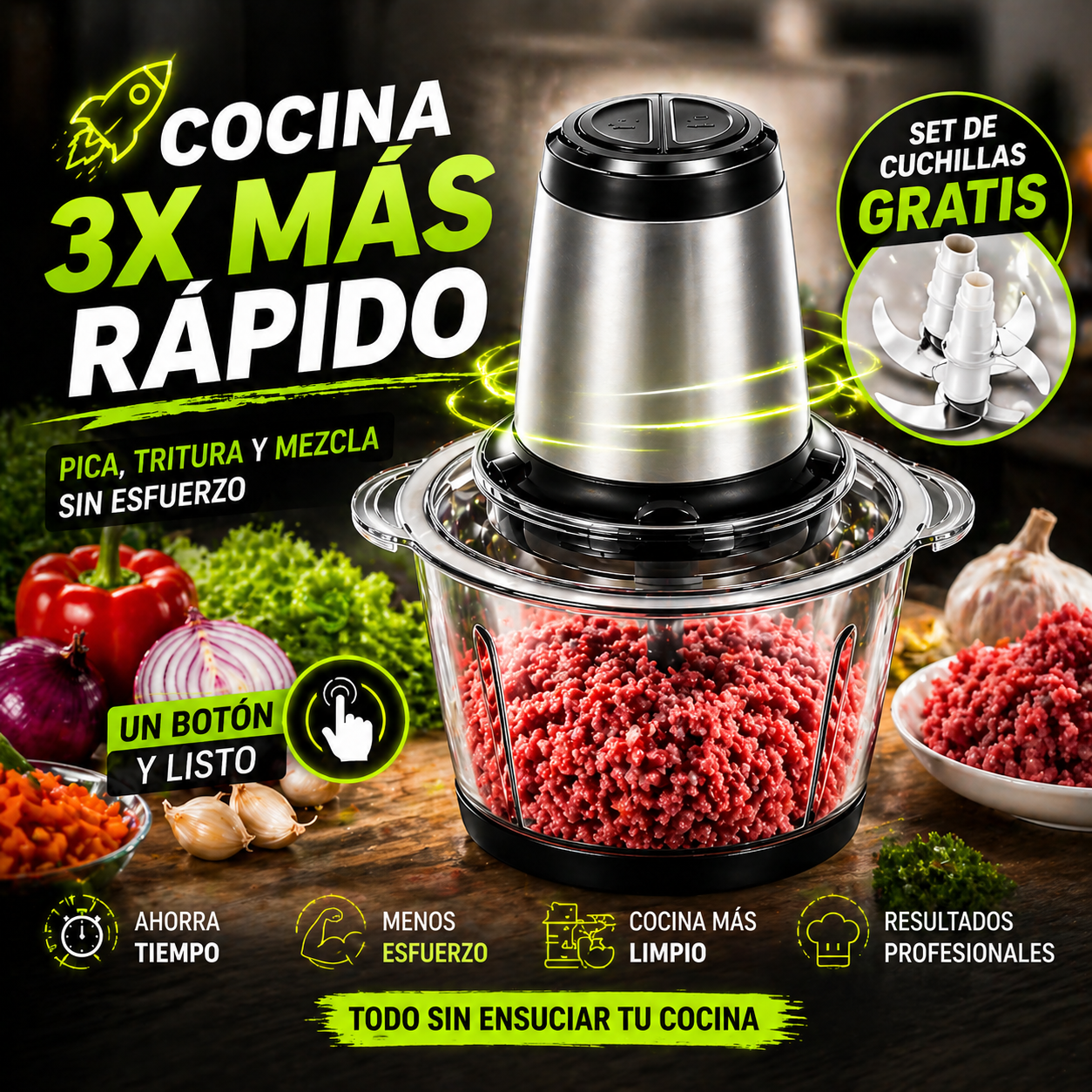 Procesador de Alimentos Multifuncional