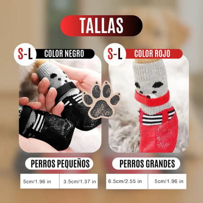 zapatos en silicona perros talla