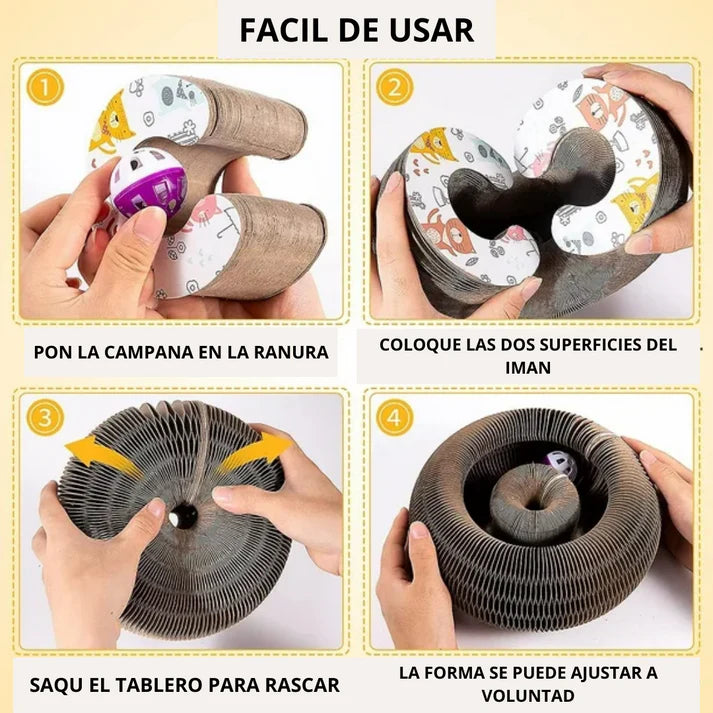 JUGUETE RASCADOR PARA GATOS CON ÓRGANO M