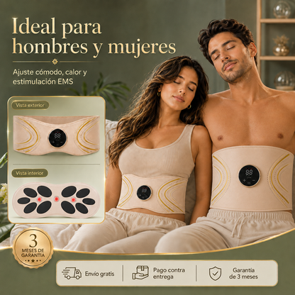 Faja Cinturón Térmico Turmalina Magnético 4 en 1