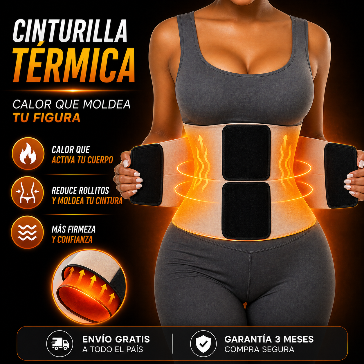 Faja Térmica Ajustable MoldeaFit™