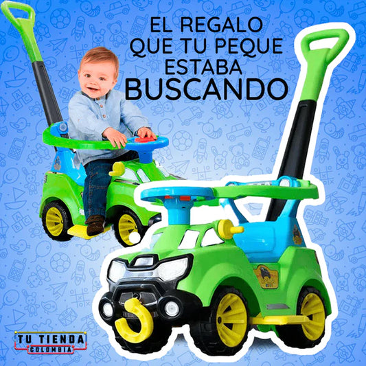 Carro Paseador y Montable 3 en 1