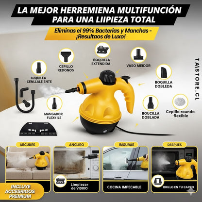 Limpiador a Vapor Eléctrico Multifuncion