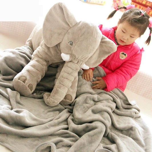 PELUCHE ELEFANTE CON COBIJA INTERNA🐘